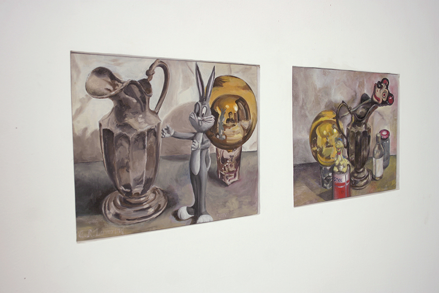Alejandro Ramírez Lovering, “Still life 4 y 5”, óleo sobre madera, 40 x 30 cms., 2005